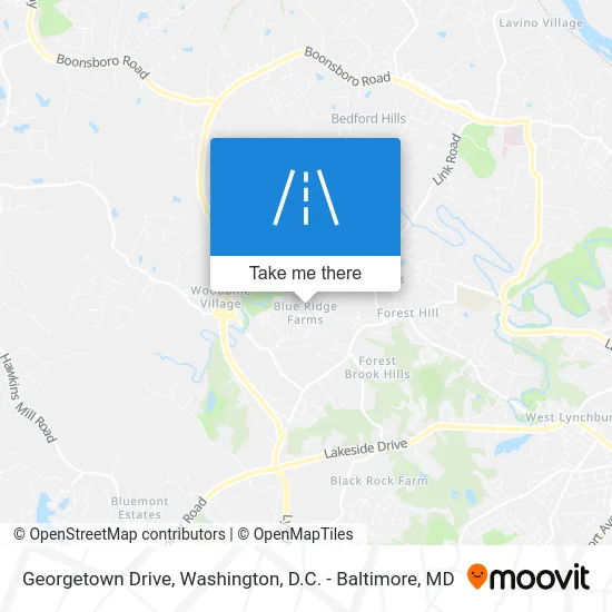 Georgetown Drive map