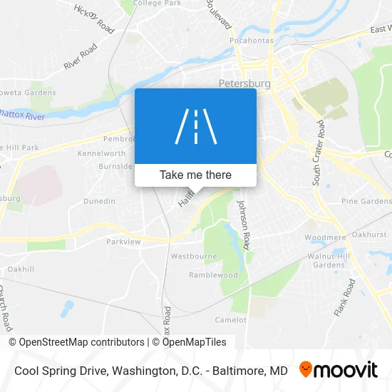 Cool Spring Drive map