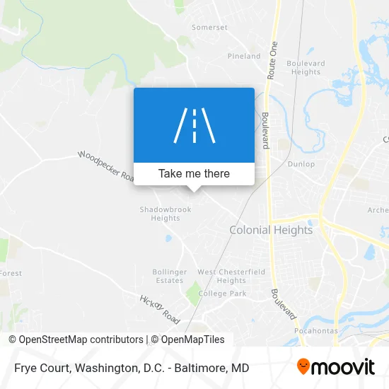 Frye Court map