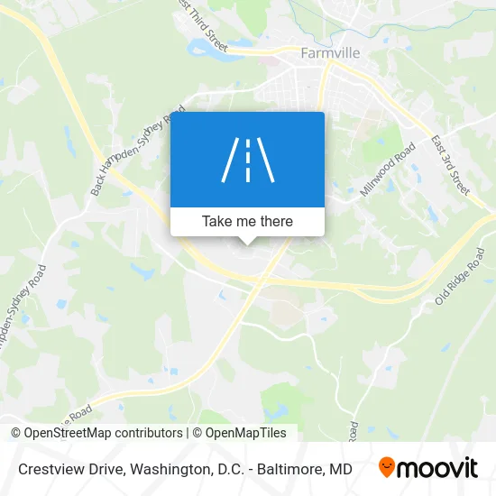Crestview Drive map