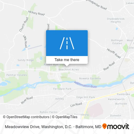 Meadowview Drive map