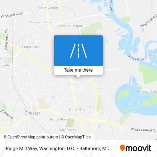 Ridge Mill Way map