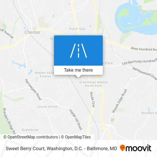 Sweet Berry Court map