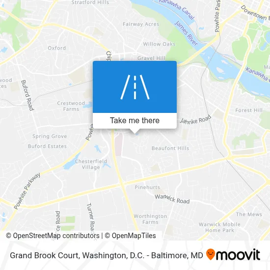 Grand Brook Court map