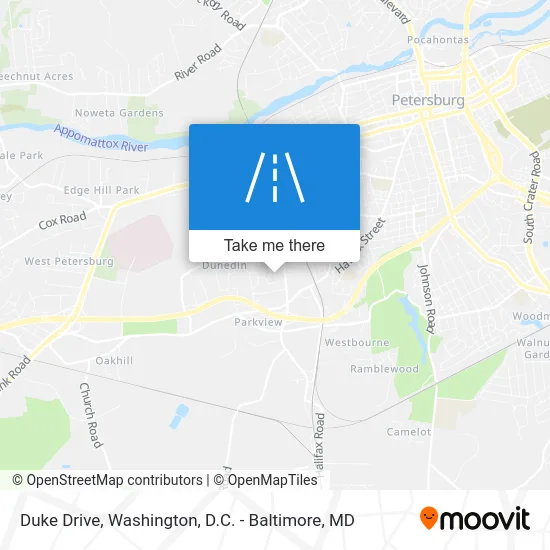 Duke Drive map