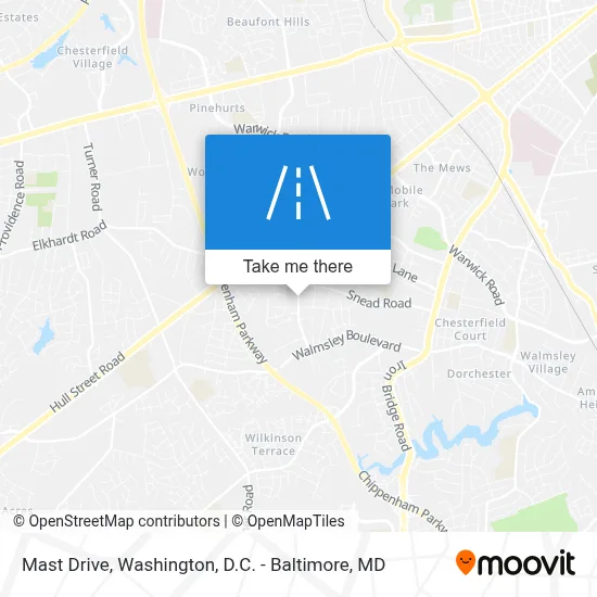 Mast Drive map
