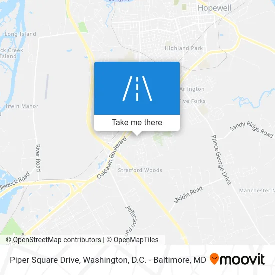 Piper Square Drive map