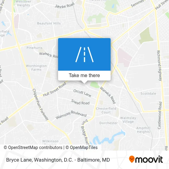 Bryce Lane map