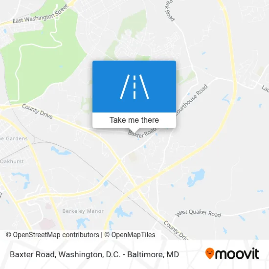 Baxter Road map