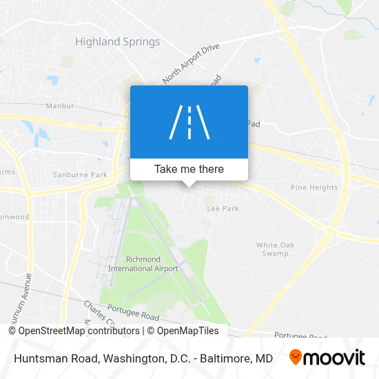 Huntsman Road map