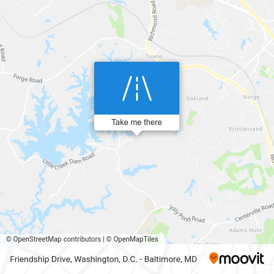 Friendship Drive map