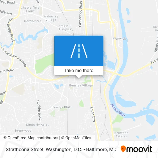 Strathcona Street map