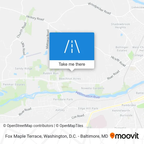 Fox Maple Terrace map