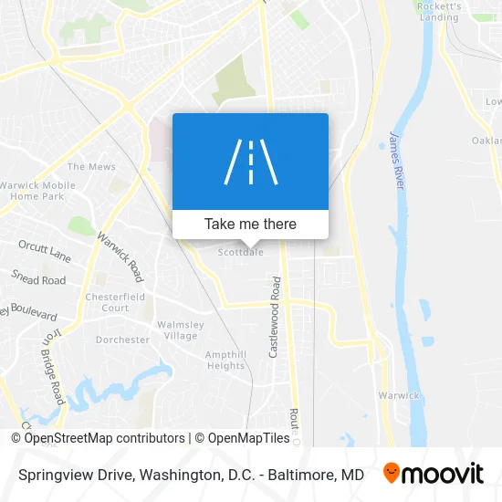 Springview Drive map