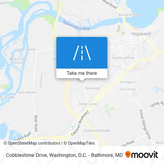 Cobblestone Drive map