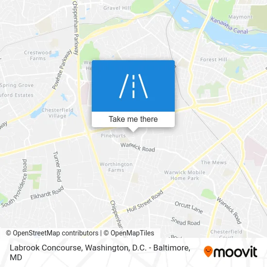 Labrook Concourse map