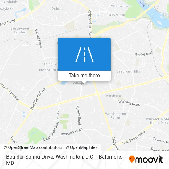 Boulder Spring Drive map