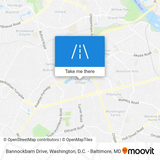 Bannockbarn Drive map