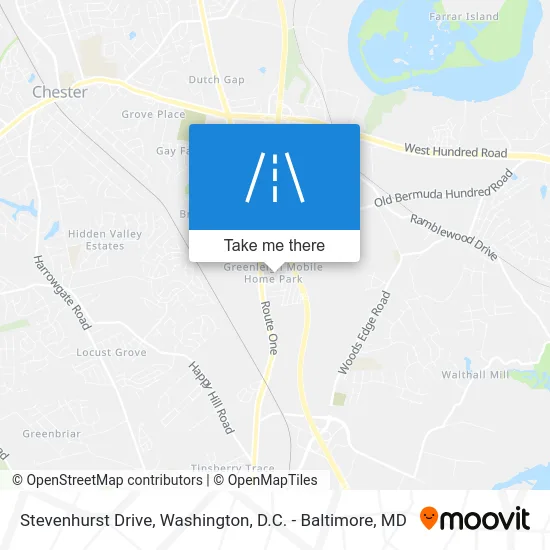 Stevenhurst Drive map