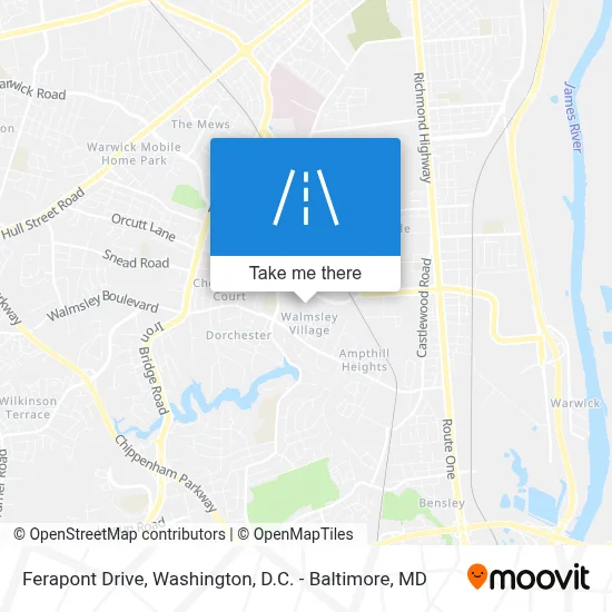 Ferapont Drive map