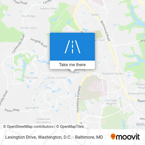 Lexington Drive map