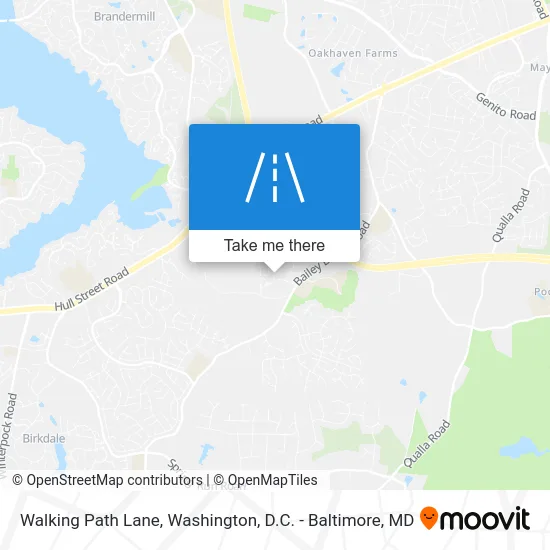 Walking Path Lane map