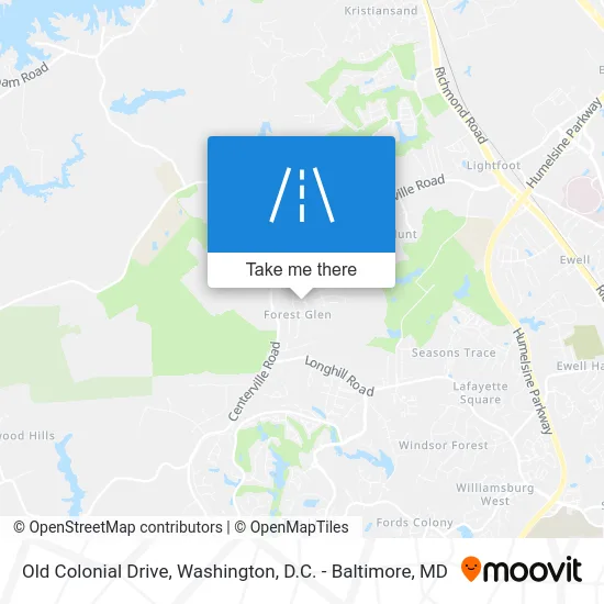 Old Colonial Drive map