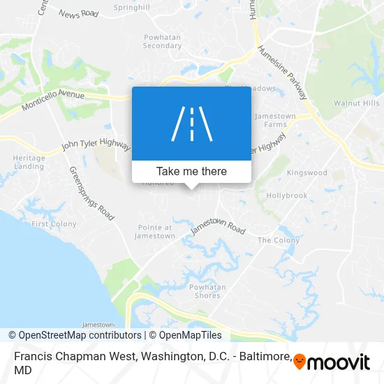 Francis Chapman West map