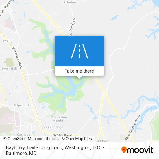 Bayberry Trail - Long Loop map