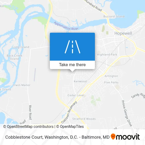 Cobblestone Court map