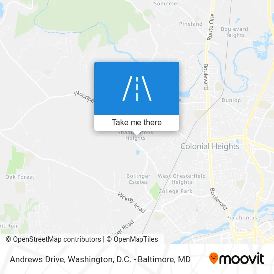 Andrews Drive map