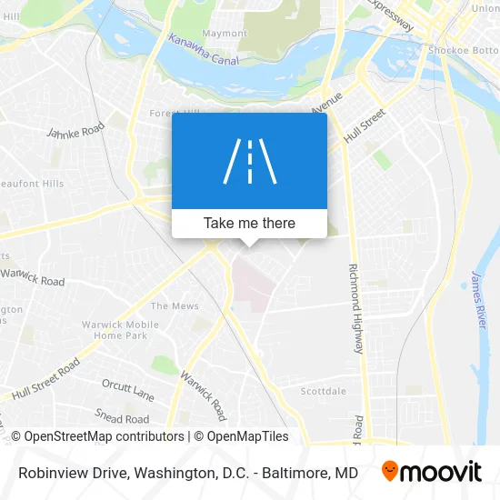 Robinview Drive map