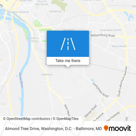 Almond Tree Drive map