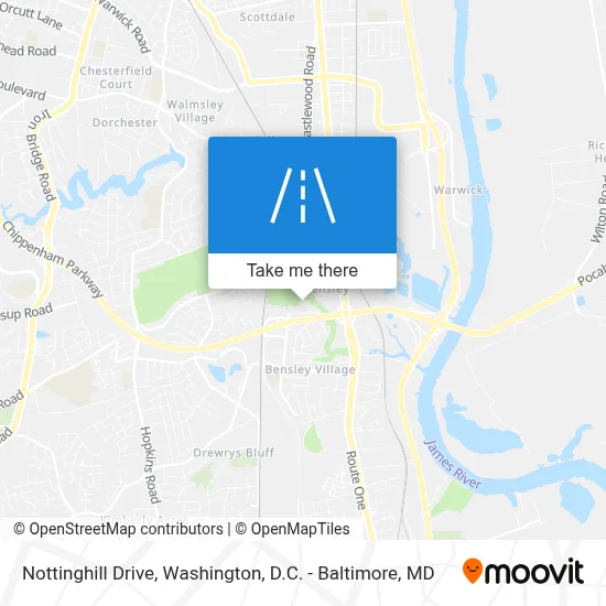 Nottinghill Drive map