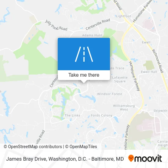 James Bray Drive map
