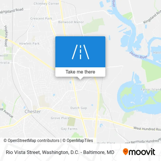 Rio Vista Street map