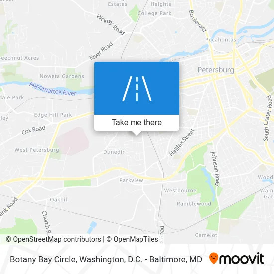Botany Bay Circle map