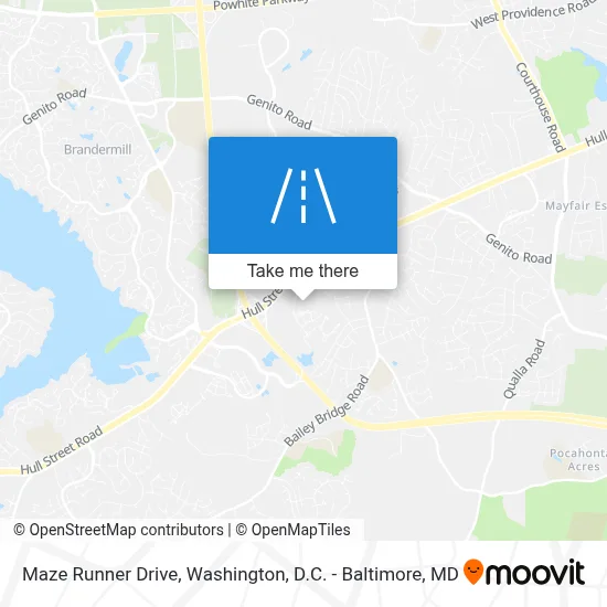 Maze Runner Drive map
