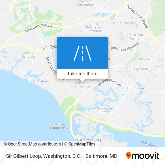 Sir Gilbert Loop map