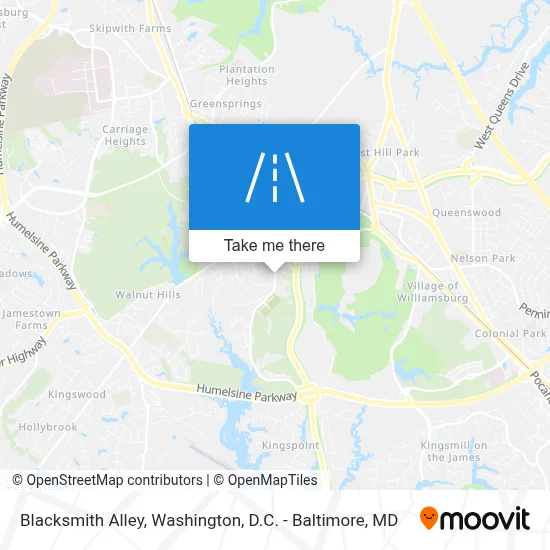 Blacksmith Alley map