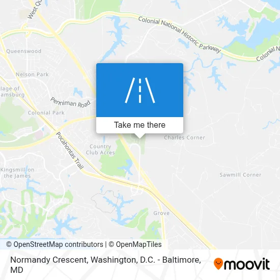 Normandy Crescent map