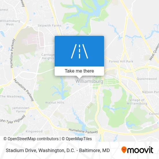 Stadium Drive map