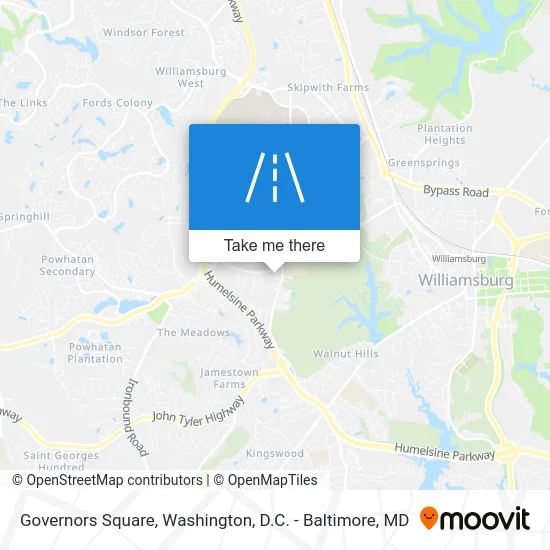 Governors Square map