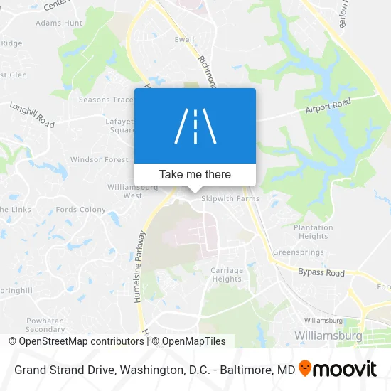 Grand Strand Drive map