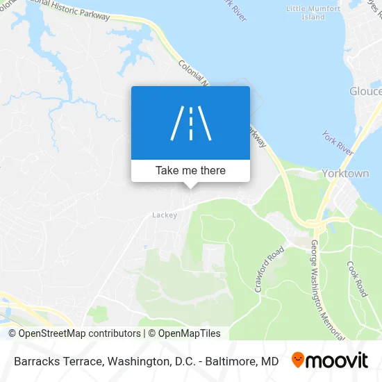 Barracks Terrace map