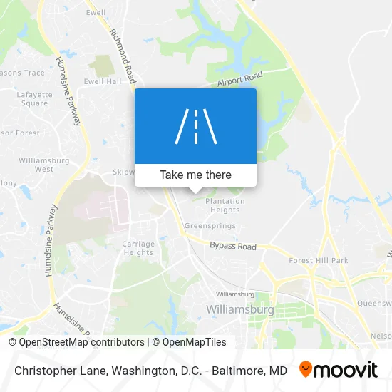 Christopher Lane map