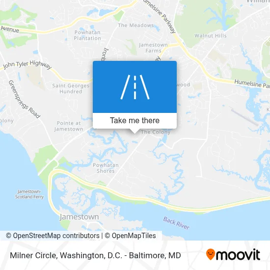 Milner Circle map