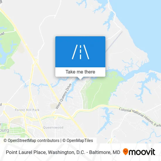 Point Laurel Place map