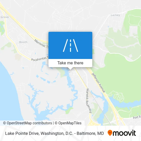 Lake Pointe Drive map