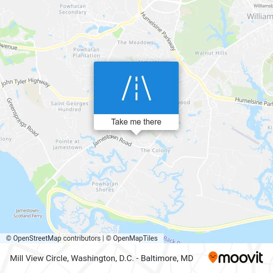 Mill View Circle map